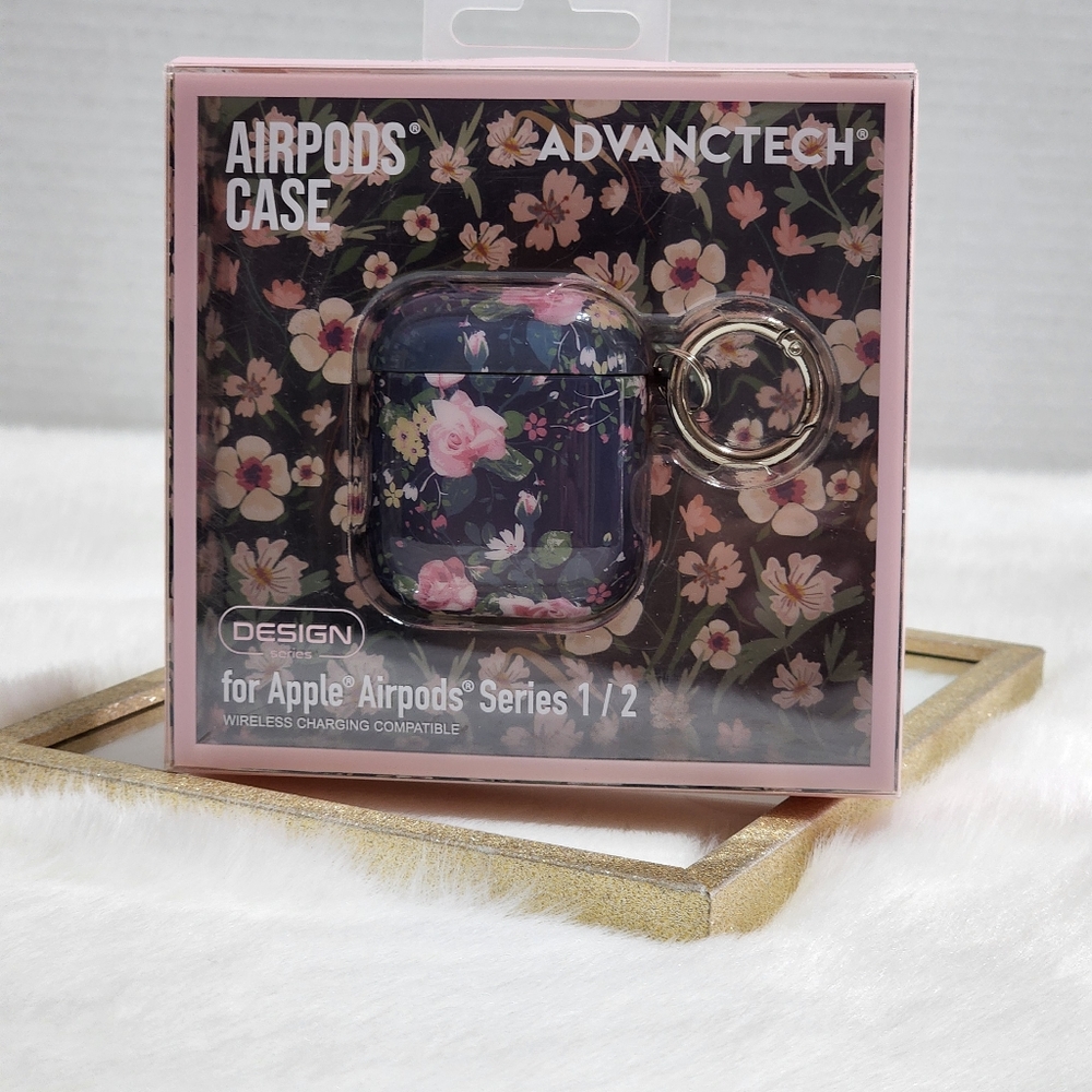 🔥3 FOR $18🔥 Advanctech Airpods case for Apple Airpods Series 1/2 NEW Floral